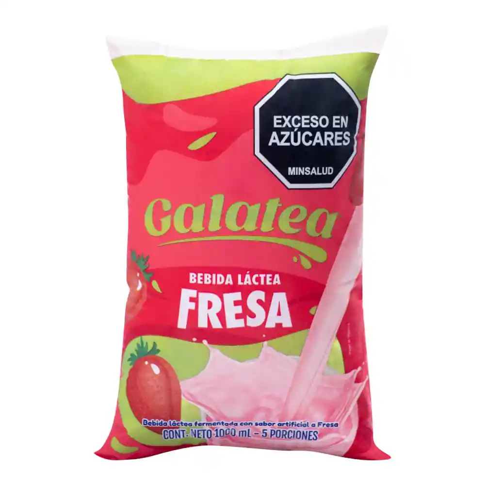Bebida Láctea Galatea Sabor a Fresa