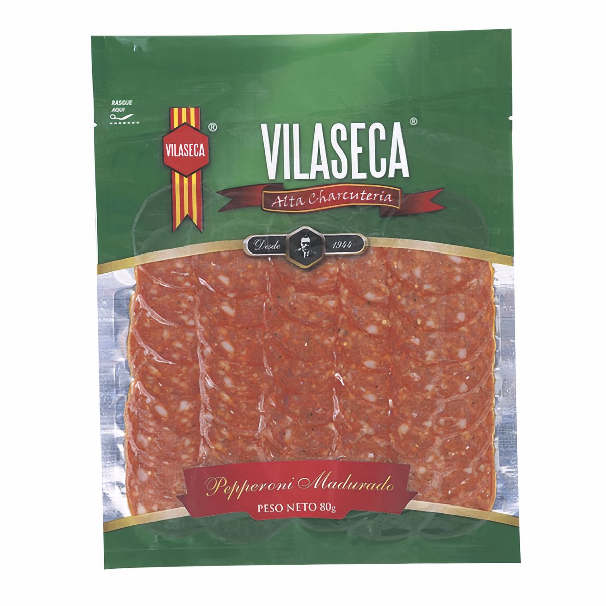 Vilaseca Pepperoni Madurado Tajado 80 g