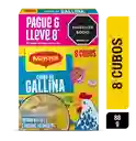 Caldo de Gallina MAGGI paga 6 lleva 8 cubos x 88g