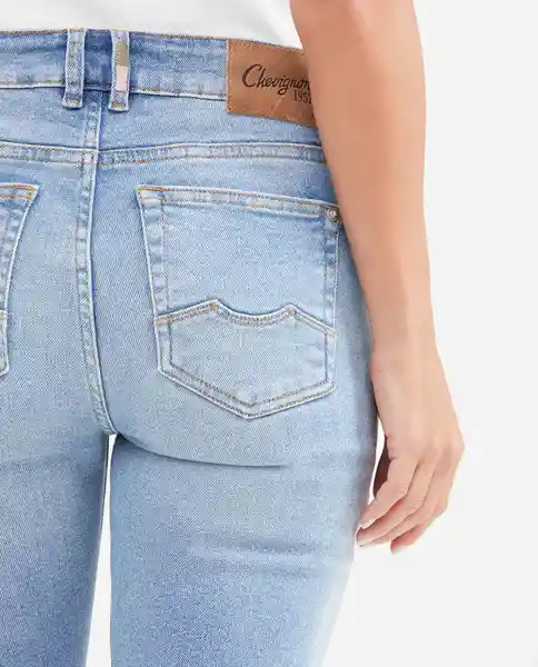 Jean Cosmo Femenino Azul Cristalino Talla 6 Chevignon