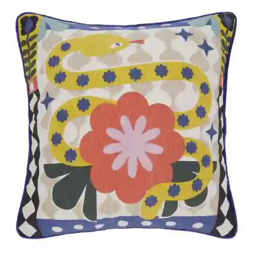Cojin Con Diseño de Terciopelo