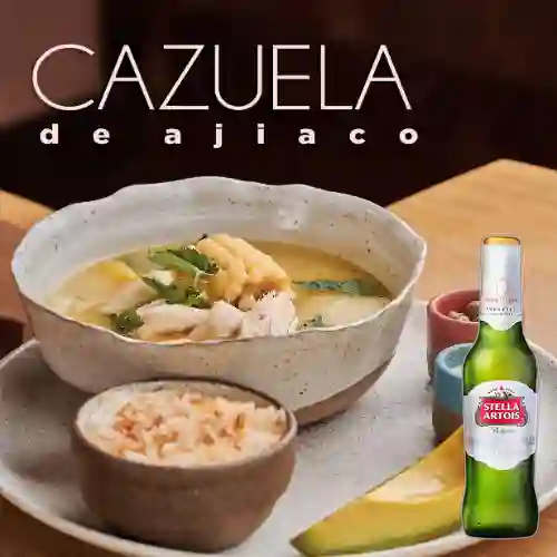 Combo Cazuela de Ajiaco + Stella Artois Bot. 330ml