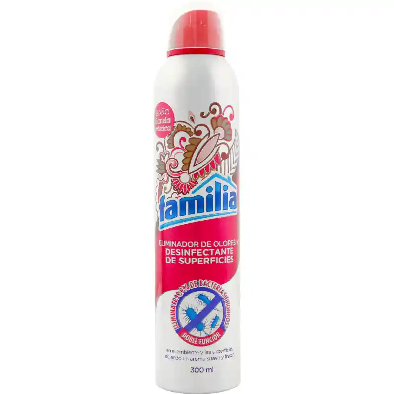 Familia Eliminador de Olores Para Baño Aroma Canela Mística