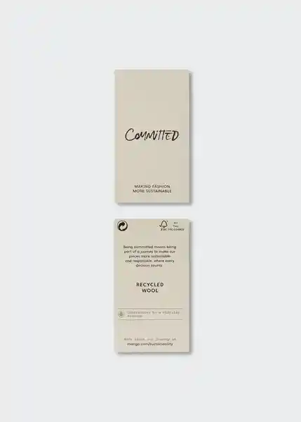 Abrigo Hake-I Dark Caza Talla L Hombre Mango