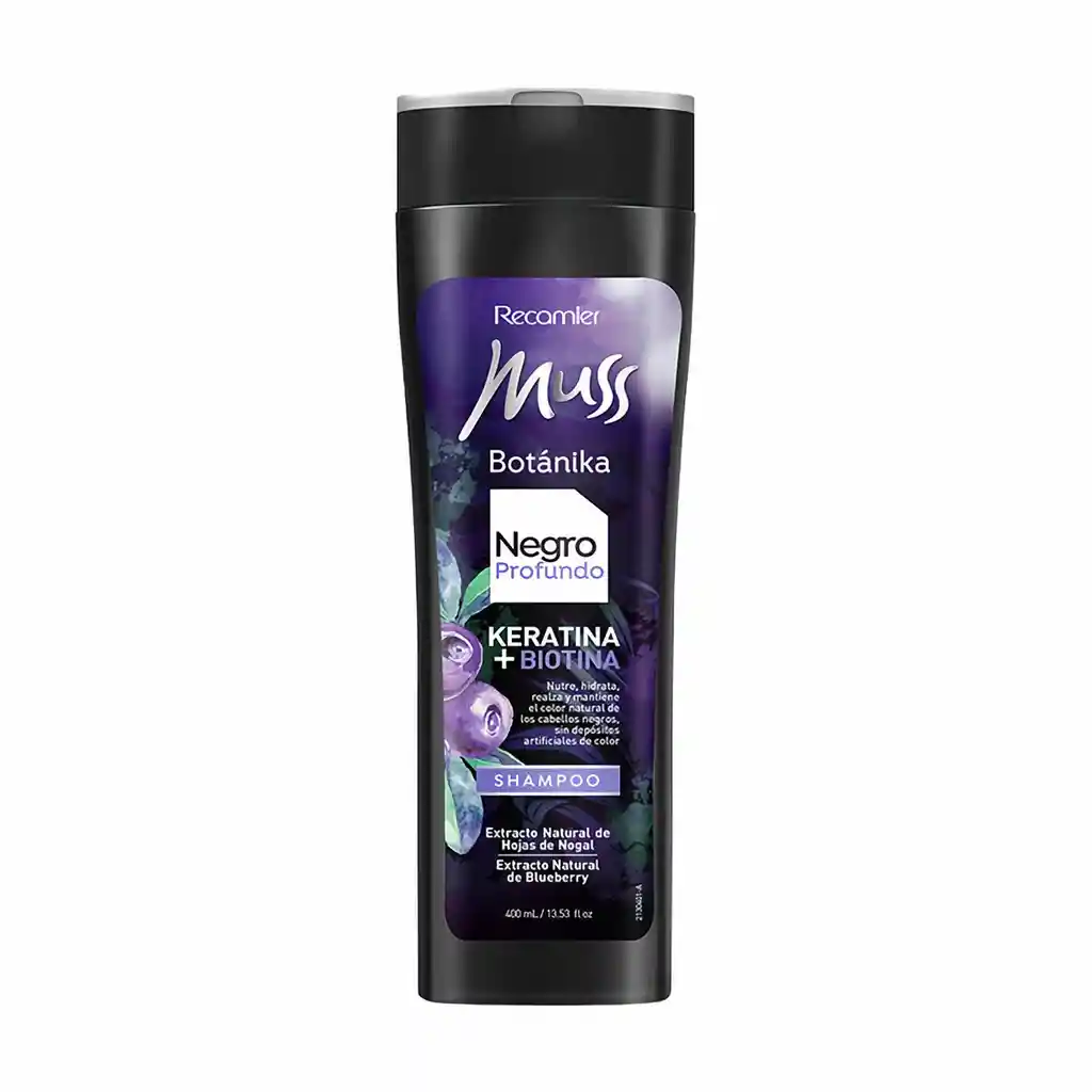 Muss Shampoo Botánika Negro Profundo