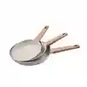 Set 3 Pzs Sartenes Alu Forj Ind Naturally Bg Bergner Bg34741cr