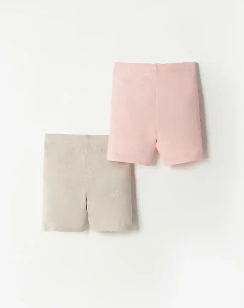 Short Con Cintura Elástica en Algodón Bebita Brand X2 Baby Fresh