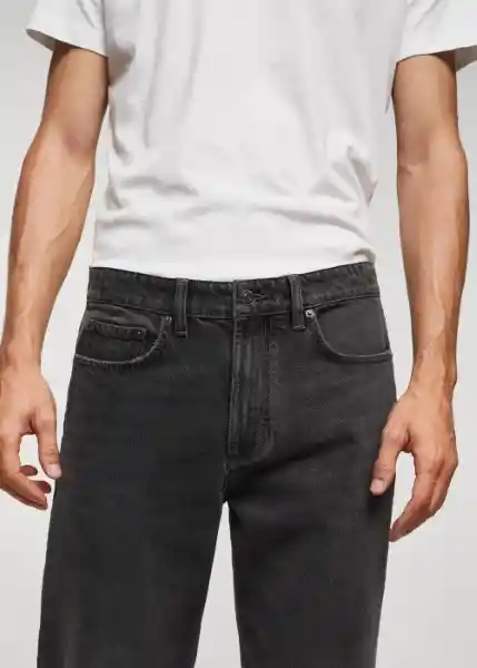 Jean Sam Tejano Gris Oscuro Talla 44 Hombre Mango