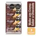 Bridge Galleta Tipo Wafer con Crema Sabor Chocolate