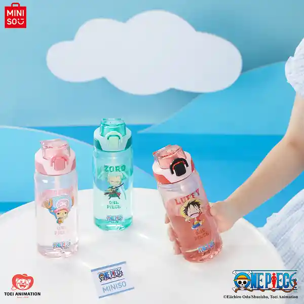 Botella de Con Asa Serie One Piece Luffy Miniso