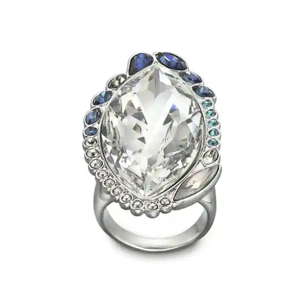 Swarovski Anillo de Mujer Plata y Azul 110439