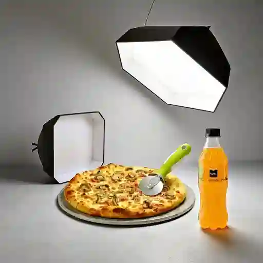 Combo Pizza Carbonada +Del Valle Fresh Mandarina 400ml
