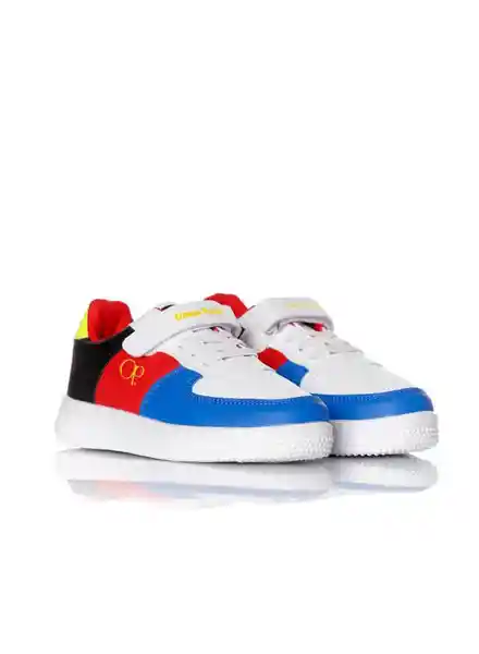 Ocean Pacific Tenis de Niño Color Rojo / Azul Talla 22