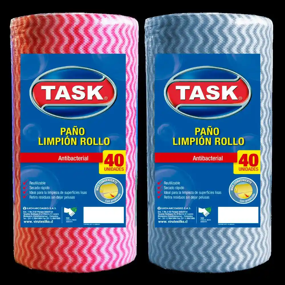 Precio Especial Paño Limpion Rollo Task
