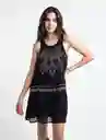  Vestido Bright Mujer Negro Puro Ultraoscuro Talla L Naf-Naf 