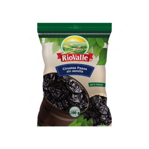 RioValle Ciruelas Pasas sin Semilla 200 g