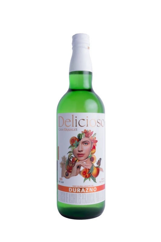 Grajales Vino Espumoso Delicioso de Durazno 750 ml