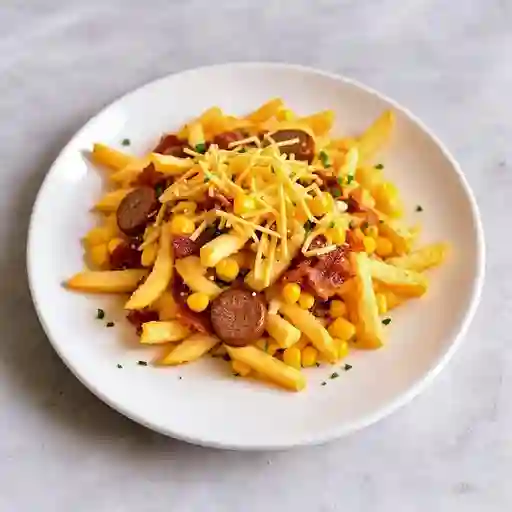 Salchipapa especial personal