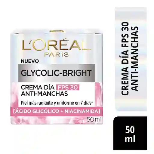 Crema Día Antimanchas Ácido Glicólico L'Oréal Paris 50ml