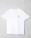 Camiseta Hombre Blanco Talla L 102G022 Rifle