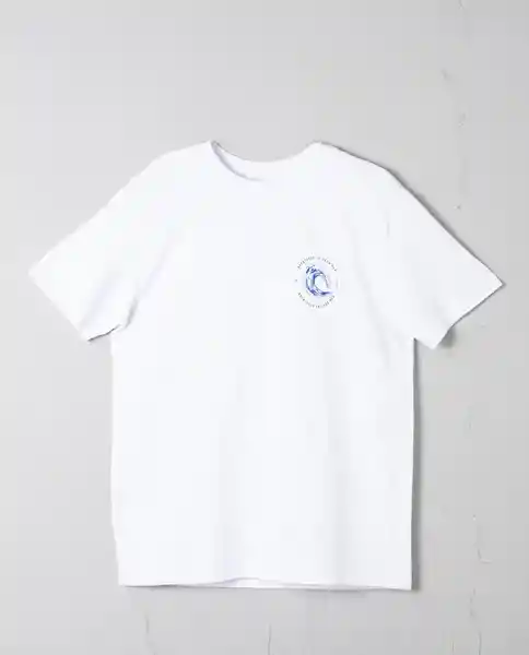 Camiseta Hombre Blanco Talla L 102G022 Rifle