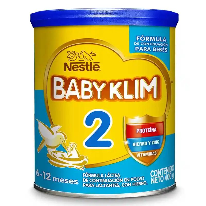 Fórmula infantil BABY KLIM etapa 2 x 400g