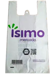 Bolsa Para Cargar Punt Pago Reciclada QR Isimo