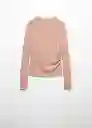 Camiseta Xmeri2 Rosa Palo Talla L Mujer Mango