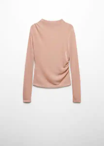 Camiseta Xmeri2 Rosa Palo Talla L Mujer Mango