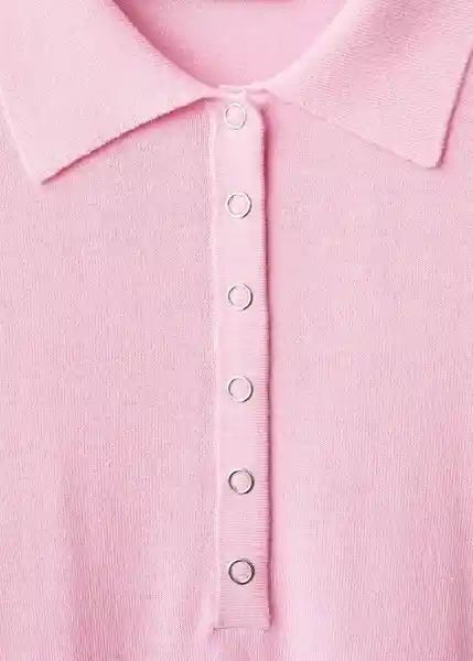 Saco Jersey Titos Rosa Talla XS Mujer Mango