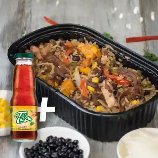 Combo rice cuba + mr tea durazno 300 ml