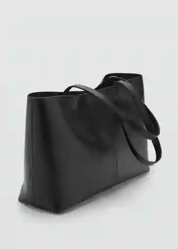 Bolso M Manu Negro Talla 99 Mujer Mango