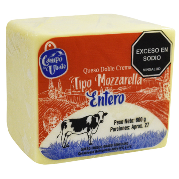 Campo de Ubate Queso Doble Crema 800 g