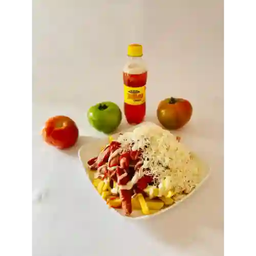 Salchipapa, Perro Corriente y Gaseosas
