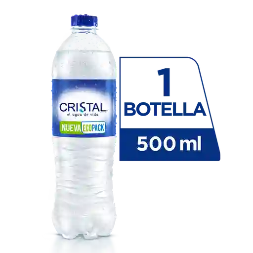 Agua Cristal Sin Gas 500 ml