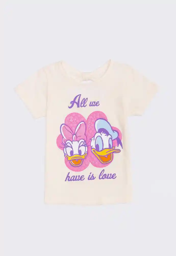 Camiseta Manga Corta 3t-ivory