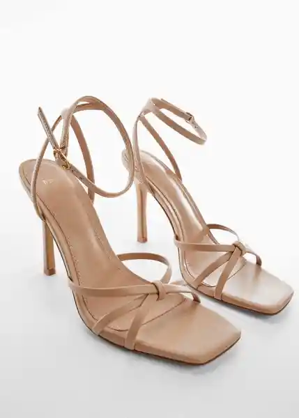 Sandalias Zas 1 Nude Talla 40 Mujer Mango