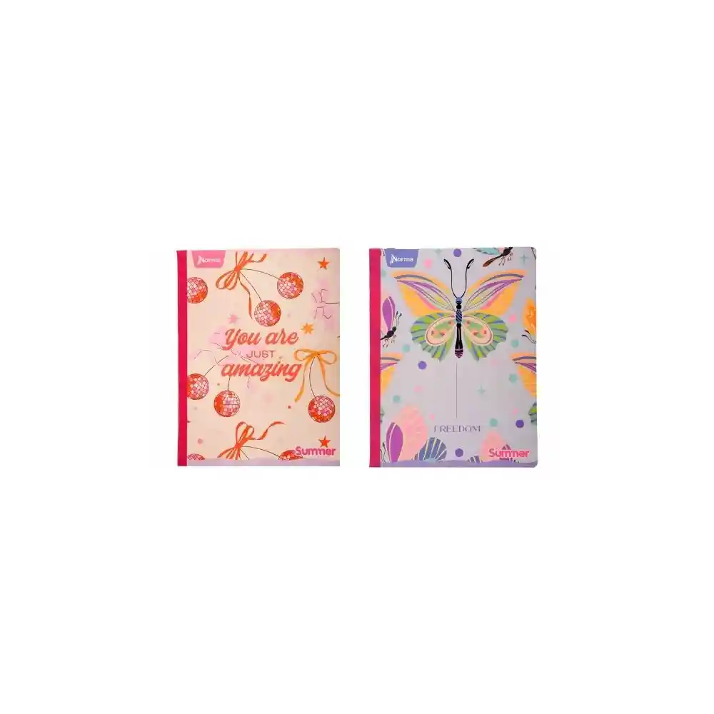Cuaderno Norma 50 Hojas Cuadriculado Fem Surtido