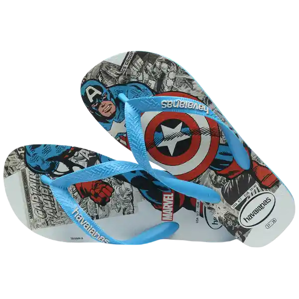 Sandalias Top Marvel Clas Turquesa Talla 42 4147012 Havaianas