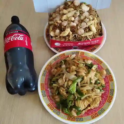 Combo pollo y camarón