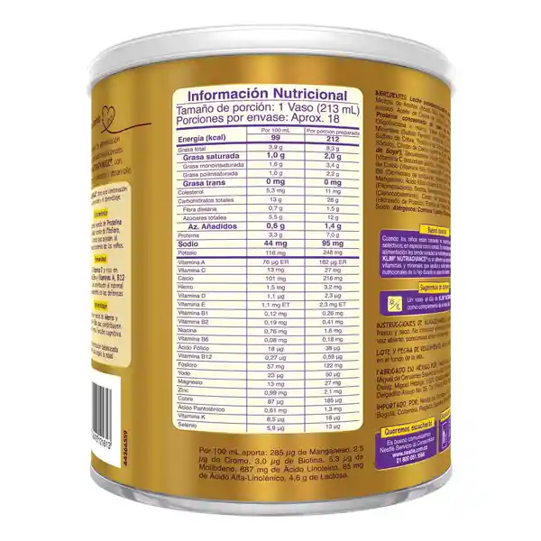 Nutri Advance Complemento Nutricional en Polvo 800 g