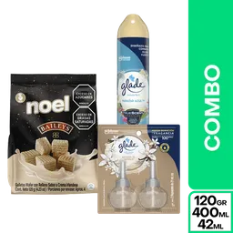 Combo Mamá Noel Baileys+Glade Paraiso Azul + Abrazos de Vainilla
