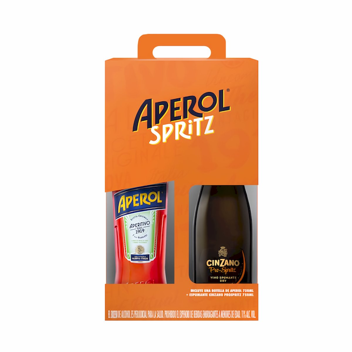 Aperol Spritz Aperitivo Pack x2 Botella 750ml