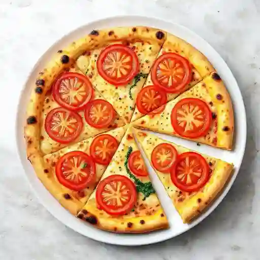 Pizza napolitana y pesto