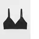 Bralette Negro Talla: Large American Eagle