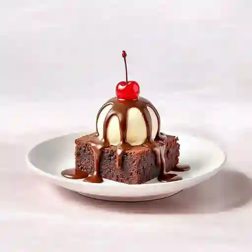 Brownie Con Helado