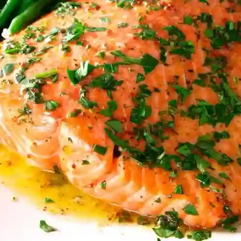 Salmon al ajillo