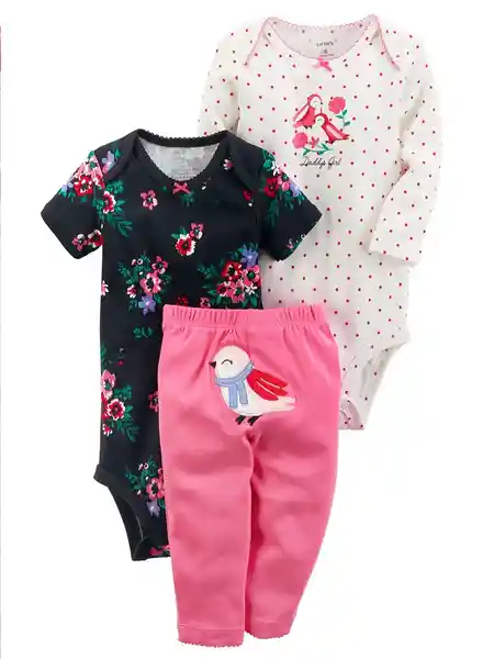 Carters Conjunto 3 Piezas Pollitos Talla 12 Meses