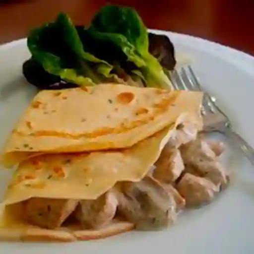 Crepes Pollo Champiñones