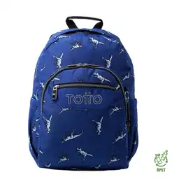 Morral Escolar Porta Pc 14" Acuarela Azul